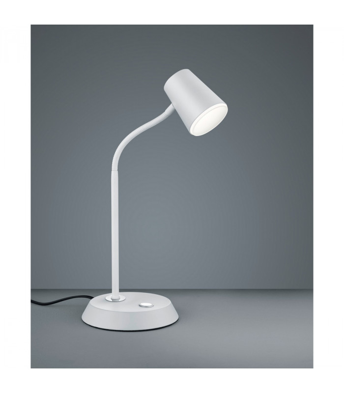 Narcos Modern Desk Task Lamp White Matt 3000K-2