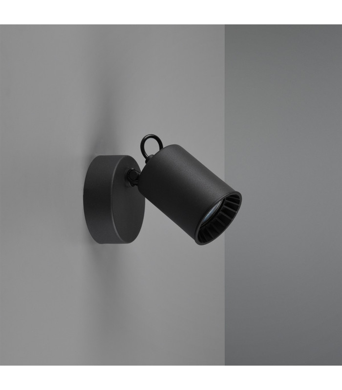 Pago Modern Single Spotlight Black Matt-2