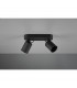Pago Modern 2 Light Twin Ceiling Spotlight Black Matt-4