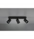 Pago Modern 3 Light Ceiling Spotlight Bar Black Matt-2