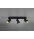 Pago Modern 3 Light Ceiling Spotlight Bar Black Matt-3