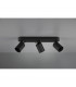 Pago Modern 3 Light Ceiling Spotlight Bar Black Matt-4