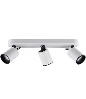 Pago Modern 3 Light Ceiling Spotlight Bar White Matt-1