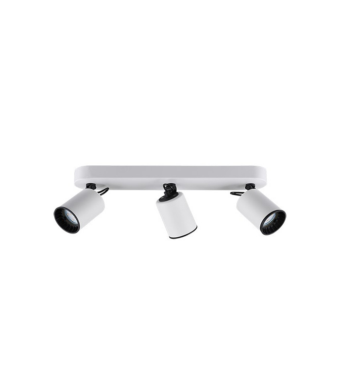 Pago Modern 3 Light Ceiling Spotlight Bar White Matt-1