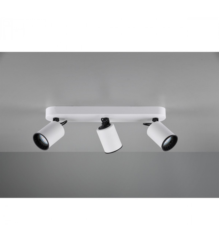 Pago Modern 3 Light Ceiling Spotlight Bar White Matt-2