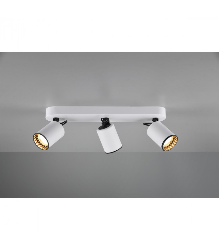 Pago Modern 3 Light Ceiling Spotlight Bar White Matt-3