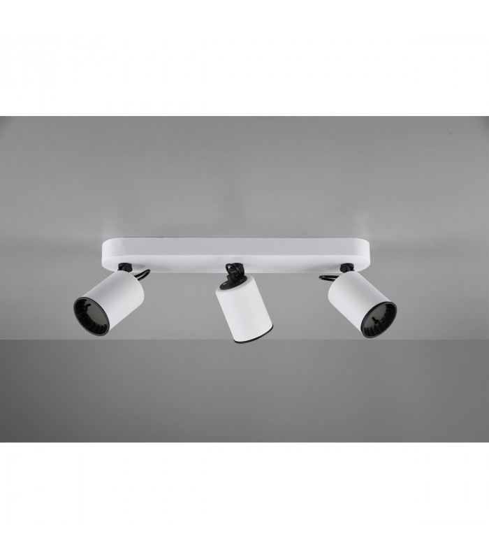 Pago Modern 3 Light Ceiling Spotlight Bar White Matt-4