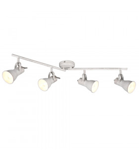 Steam Vintage 4 Light Ceiling Spotlight Bar Antique white-1