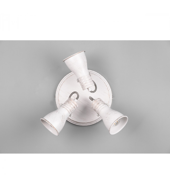Steam Vintage 3 Light Ceiling Spotlight Clusters Antique white-5