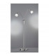 Antibes Modern 2 Light Multi Arm Floor Lamp Nickel Matt-1