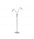 Antibes Modern 2 Light Multi Arm Floor Lamp Nickel Matt-2