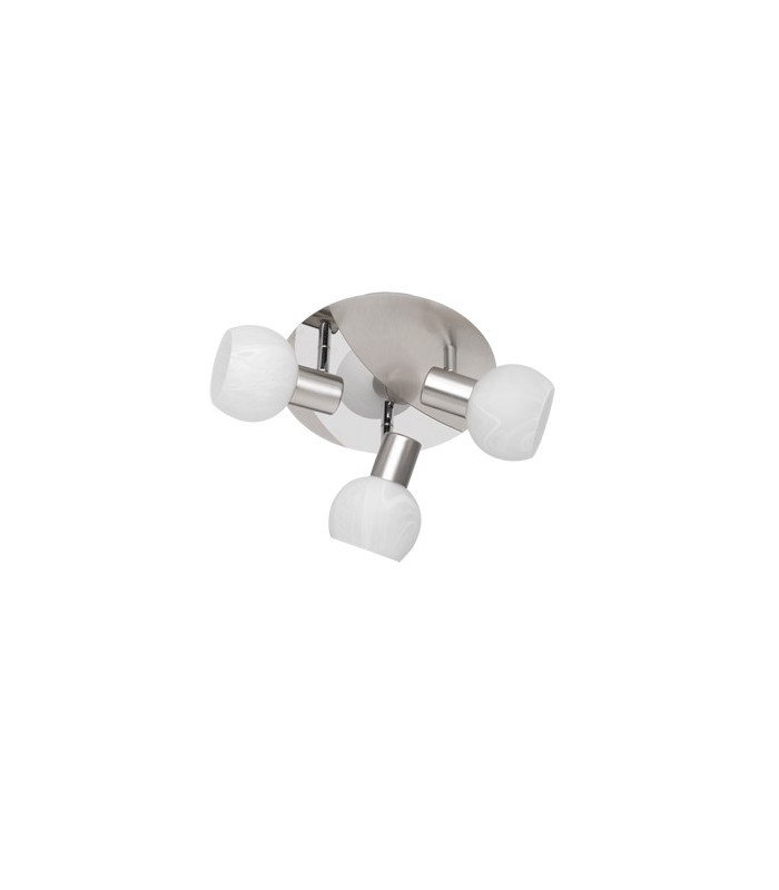 Antibes Modern 3 Light Ceiling Spotlight Clusters Nickel Matt-2