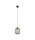 Calimero Vintage 18cm Wire Frame Pendant Ceiling Light Black Matt-1