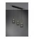 Calimero Vintage 3 Light Bar Pendant Ceiling Light Black Matt-4