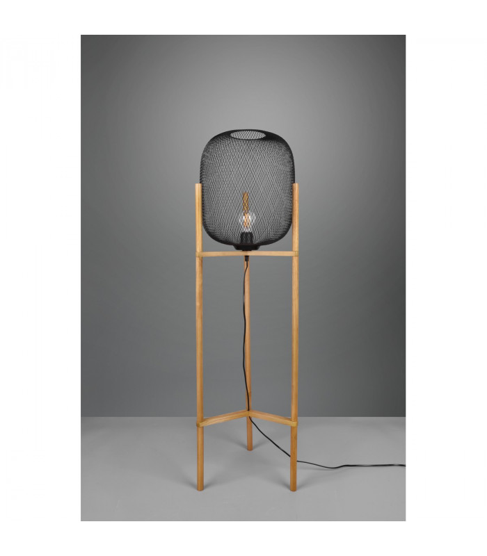 Calimero Vintage Floor Lamp Black Matt-3