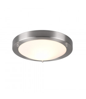 Condus Modern Bathroom Ceiling Light Nickel Matt IP44-1