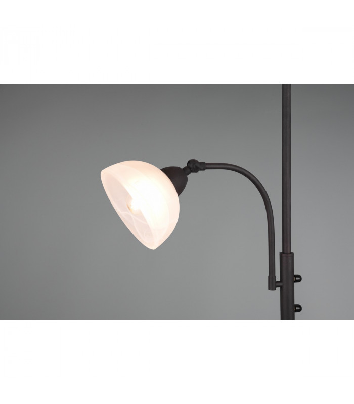 Country Authentic Mother & Child Lamp Rusty-4