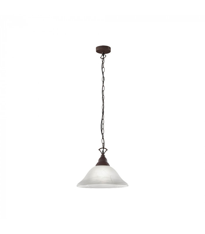 Country Authentic Dome Pendant Ceiling Light Rusty-1