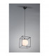 Gabbia Modern Globe Pendant Ceiling Light Black Matt-1