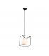 Gabbia Modern Globe Pendant Ceiling Light Black Matt-3