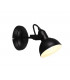 Gina Classic Dome Wall Lamp Black Matt-4