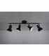 Gina Classic 4 Light Ceiling Spotlight Bar Black Matt-2