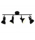 Gina Classic 4 Light Ceiling Spotlight Bar Black Matt-3