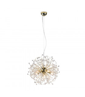 Gloria Modern 5 Light Pendant Ceiling Light Brass polished-1