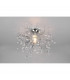 Gloria Modern Semi Flush Ceiling Light Chrome-3