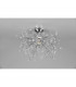 Gloria Modern Semi Flush Ceiling Light Chrome-4
