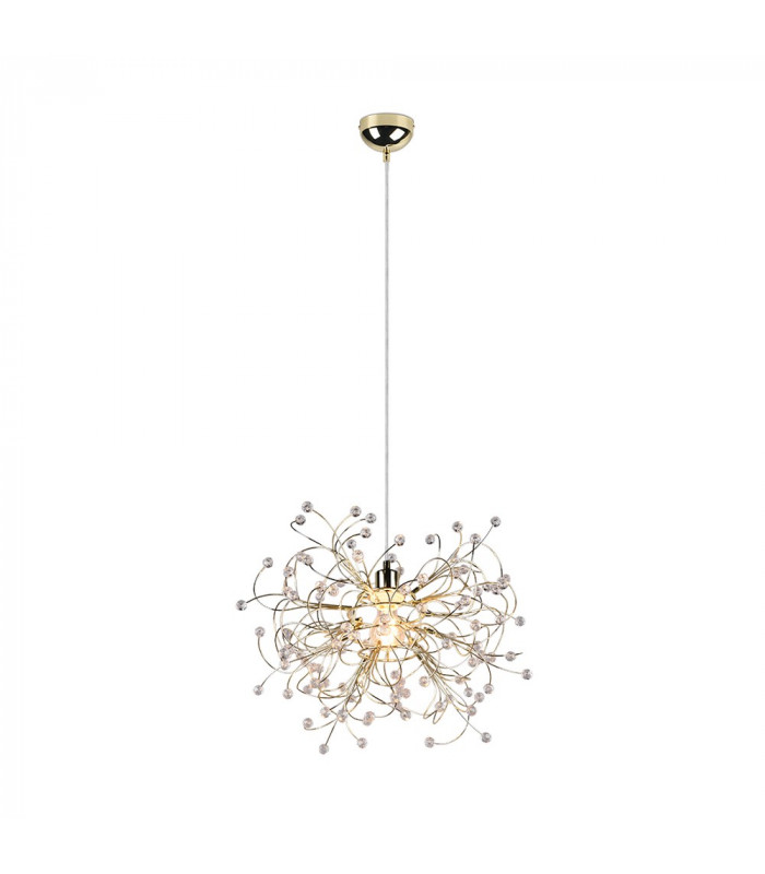 Gloria Modern Pendant Ceiling Light Brass polished-1