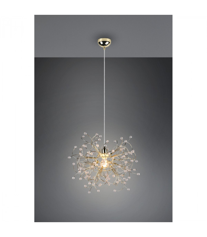 Gloria Modern Pendant Ceiling Light Brass polished-2