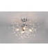 Gloria Modern 4 Light Semi Flush Ceiling Light Chrome-2