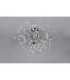 Gloria Modern 4 Light Semi Flush Ceiling Light Chrome-5