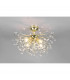 Gloria Modern 4 Light Semi Flush Ceiling Light Brass polished-2