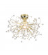 Gloria Modern Semi Flush Ceiling Light Brass polished-1