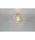 Gloria Modern Semi Flush Ceiling Light Brass polished-2