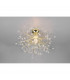 Gloria Modern Semi Flush Ceiling Light Brass polished-3