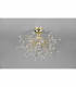 Gloria Modern Semi Flush Ceiling Light Brass polished-4