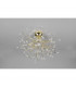 Gloria Modern Semi Flush Ceiling Light Brass polished-5