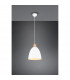 Jagger Modern 25cm Dome Pendant Ceiling Light White Matt-2