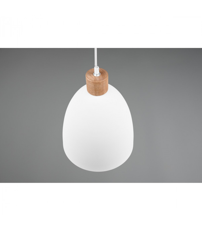 Jagger Modern 25cm Dome Pendant Ceiling Light White Matt-3