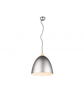 Jagger Modern 40cm Dome Pendant Ceiling Light Nickel antique-1