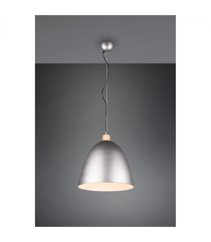 Jagger Modern 40cm Dome Pendant Ceiling Light Nickel antique-2