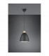 Jagger Modern 25cm Dome Pendant Ceiling Light Black Matt-5