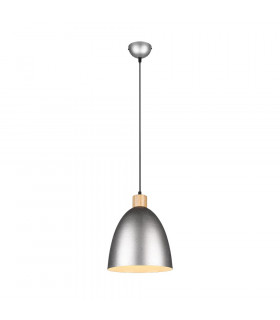 Jagger Modern 25cm Dome Pendant Ceiling Light Nickel antique-1
