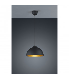 Jimmy Modern Dome Pendant Ceiling Light Black-1