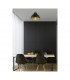 Jimmy Modern Bowl Semi Flush Ceiling Light Black-2