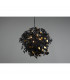 Leavy Modern 4 Light Pendant Ceiling Light Black Matt-3