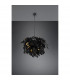 Leavy Modern 4 Light Pendant Ceiling Light Black Matt-5